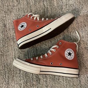 Women’s Chuck 70s Size 10 Women’s Orange Hightops